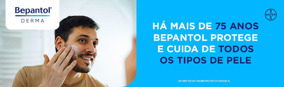 Bepantol Derma Toque Seco 30g, Oil Free, Hidratante Facial e Corporal