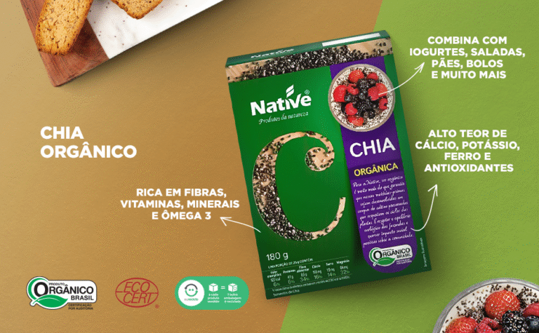 Chia Orgânica 180G Native