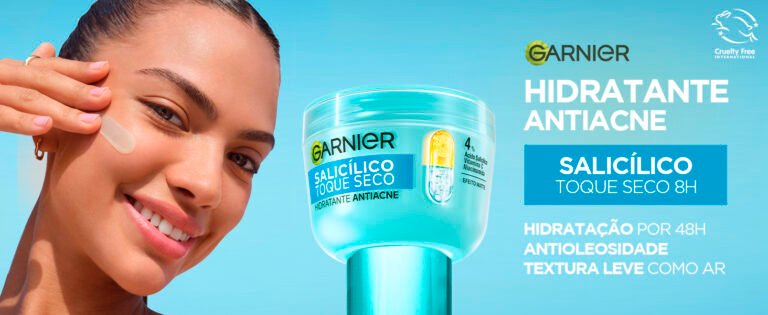 Garnier Uniform & Matte Hidratante Facial Toque Seco Antiacne