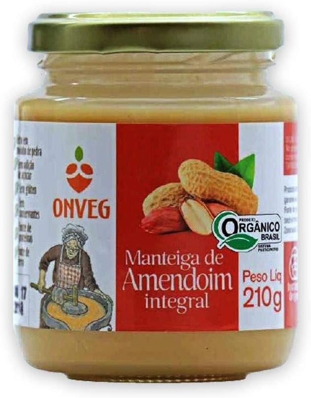 Pasta de Amendoim Orgânico 210g Onveg