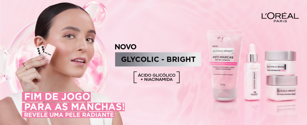 Kit L'Oreal Paris Anti-Marcas Glycolic-Bright Creme dia FPS30 49g + Gel-Creme noite 49g