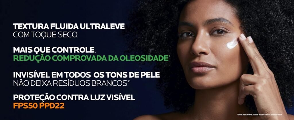 La Roche-Posay, Anthelios Airlicium, Protetor Solar Facial Antioleosidade Sem Cor, Reduz e Controla a Oleosidade, FPS50, Textura Fluida Ultra Leve