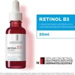 La Roche-Posay Retinol B3 Sérum Antirrugas, Retinol concentrado, Redução de rugas acentuadas, Vitamina B3