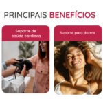 Magnésio Quelato Trio, Dimalato, Bisglicinato e Taurato com Vitamina B6 350mg Vhita