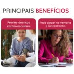 Ômega 3 1000mg Rico em EPA DHA com Selo IFOS e Vitamina E