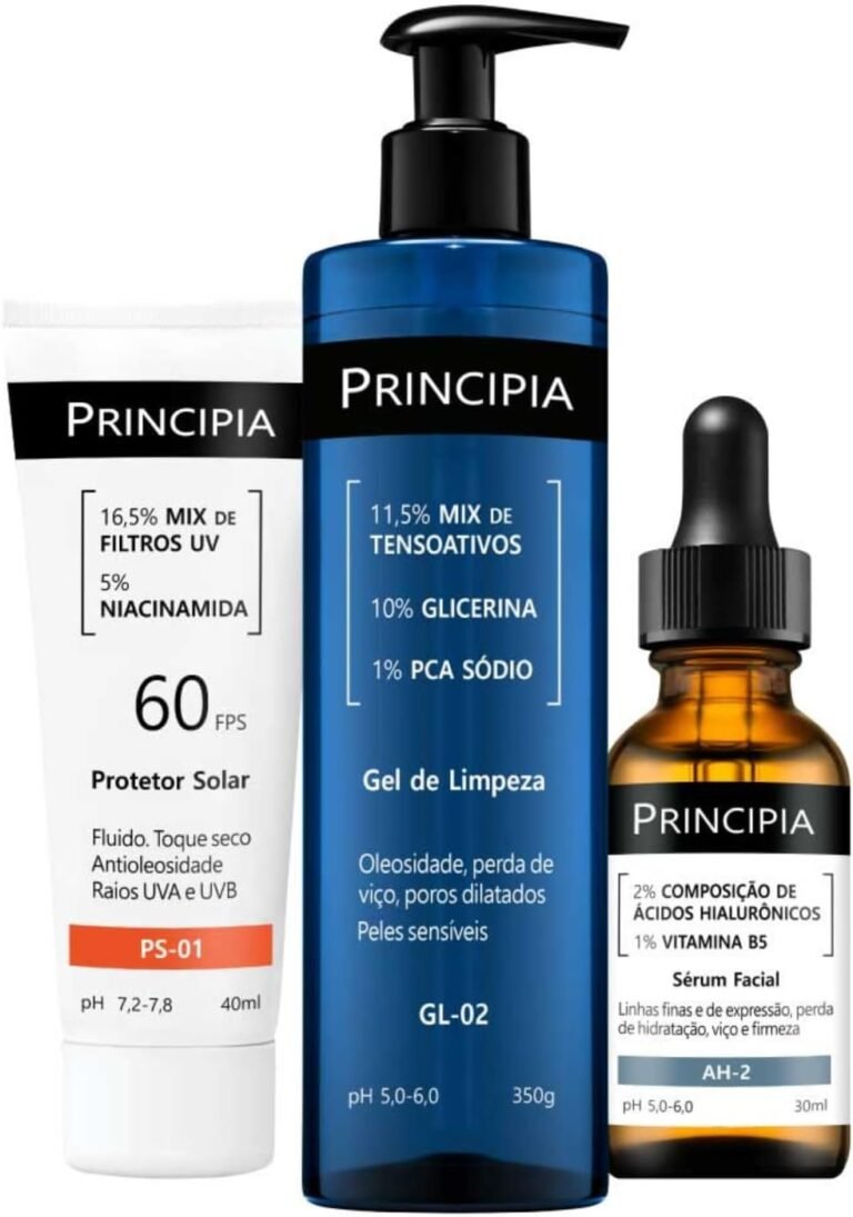 Principia KIT ANTI-ACNE TRIO COM PROTETOR SOLAR FACIAL FPS60